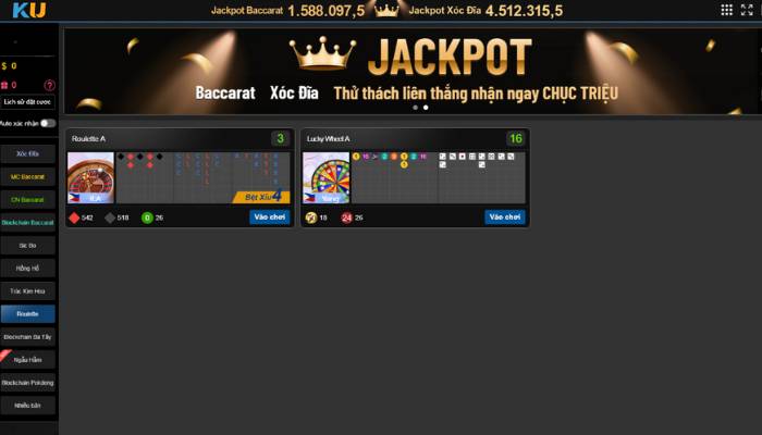 Hướng dẫn chi tiết bạn vào sảnh cược Roulette Kubet