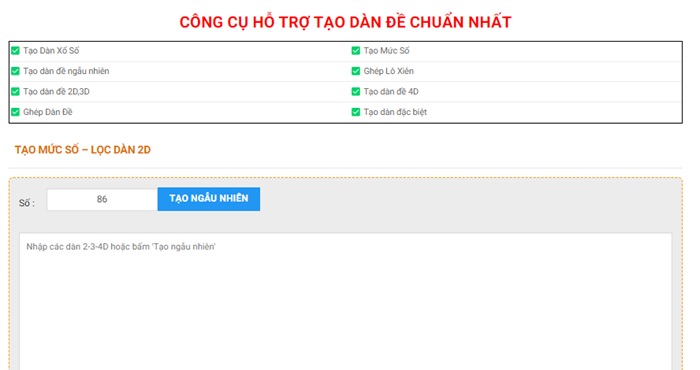 Sử dụng công cụ soi cầu, lập dàn đề tại nhà cái