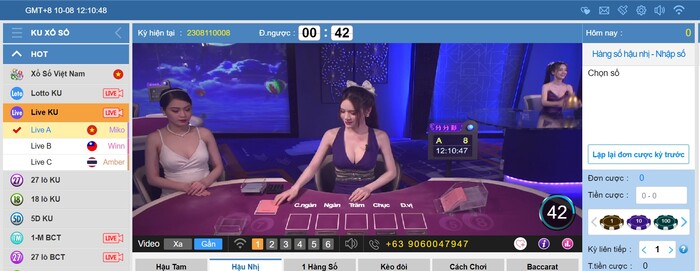 Sảnh cược Live Casino